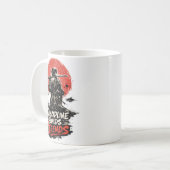 Mug Art de motivation pour la discipline des samouraïs (Devant gauche)