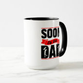 Mug Art de mots Cool futur papa  (Devant droit)