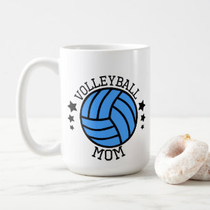 Mug Art de mots de maman de volleyball cool