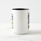 Mug Art de mots de sarcasme de café drôle (Centre)