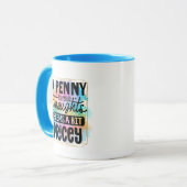Mug Art de mots drôles pensées de sarcasme (Devant gauche)