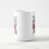 Mug Art de mots Funny retro Papa corps (Centre)