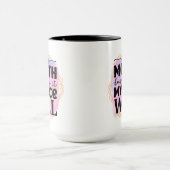 Mug Art de mots visage de sarcasme drôle (Centre)