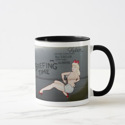 Mug Art de nez de temps de briefing B-25 (Droite)