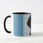 Mug Art de Noël Teckel (Gauche)