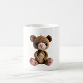 Mug Art de nounours au crochet Boho (Centre)