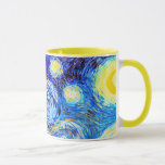 Mug Art de nuit Van Gogh Starry<br><div class="desc">Starry Night,  art de Vincent van Gogh.</div>