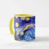 Mug Art de nuit Van Gogh Starry (Devant gauche)