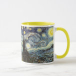 Mug Art de nuit Van Gogh Starry<br><div class="desc">Starry Night,  art de Vincent van Gogh.</div>