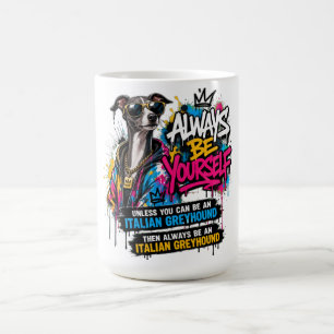 Mug Art de rue graffité Cool Greyhound Italien Street