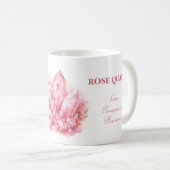 Mug Art de sorcière de cristal de quartz rose (Devant droit)