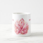 Mug Art de sorcière de cristal de quartz rose (Centre)