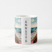 Mug Art de style BD | Femme regardant une danseuse de (Centre)