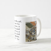 Mug art de suntzu de guerre (Devant droit)