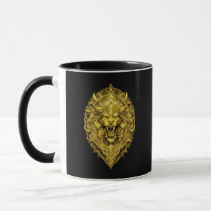 Mug Art de Totem de Géométrie Sacrée de Force Intérieu