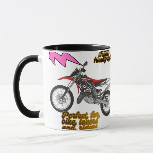 Mug Art de vélo de course (Gauche)