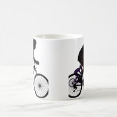 Mug Art de vélo minimaliste (Centre)