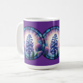 Mug Art de verre Hyacinthe teinté (Devant gauche)