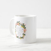 Mug Art de vers de bible - 1 4h16 de John (Devant gauche)