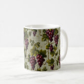 Mug Art de vigne rustique de campagne français (Devant droit)