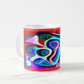 Mug art de vision Alien (Devant gauche)