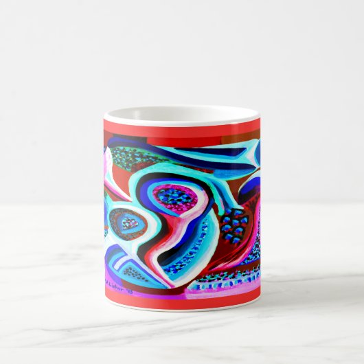 Mug Art de vision extraterrestre (Centre)