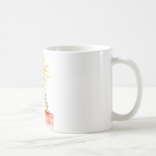 Mug Art de yoga - pose de torsion d'épine