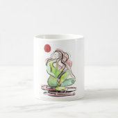 Mug Art de yoga - torsion spinale (Centre)