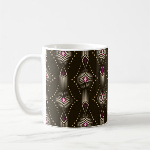 Mug Art déco art motif ou nom