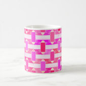 Mug Art Déco chic industriel - rose, fuchsia, orchidée (Centre)
