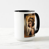 Mug Art déco Damsel AI Concept Art by Xzendor7 (Devant droit)