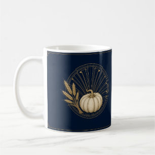 Mug Art Déco de Thanksgiving Navy