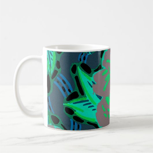 Mug Art Déco Design n° 10 Rose (Gauche)