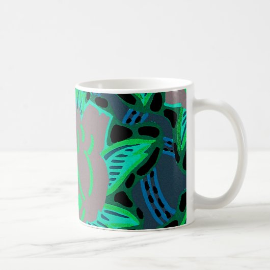 Mug Art Déco Design n° 10 Rose (Droite)