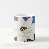 Mug Art Déco Design n° 12 Rose blanche (Centre)