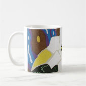 Mug Art Déco Design n° 12 Rose blanche (Gauche)