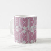 Mug Art Deco Diamond Shapes and Lines (Devant gauche)