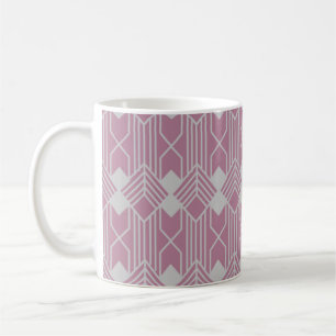 Mug Art Deco Diamond Shapes and Lines