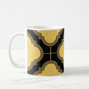 Mug Art déco : élégance harmonieuse et ornementale.