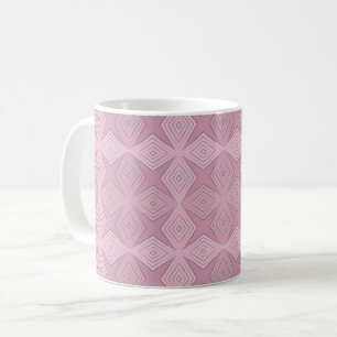 Mug Art déco géométrique lilas fumé