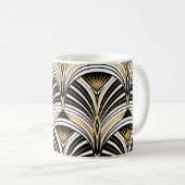 Mug Art Déco Gold Black Elegance : Années folles (Devant droit)