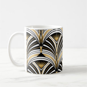 Mug Art Déco Gold Black Elegance : Années folles
