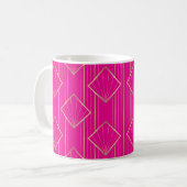 Mug Art Deco gold & pink (Devant gauche)