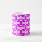 Mug Art Déco industriel chic, violet, orchidée, lavand (Centre)