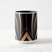 Mug Art Deco Metallic Geometric Elegance (Centre)