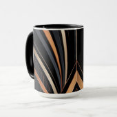 Mug Art Deco Metallic Geometric Elegance (Devant gauche)