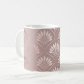 Mug Art Déco : Or Lattice Elégance. (Devant gauche)