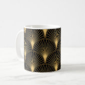 Mug Art Déco Or Noir : Luxe incomparable (Devant gauche)