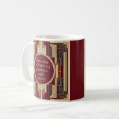 Mug Art Déco Personnalisable Téléchargeable Bible Vers (Devant gauche)