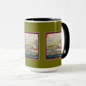 Mug - Art Deco Sailboat  (Devant droit)